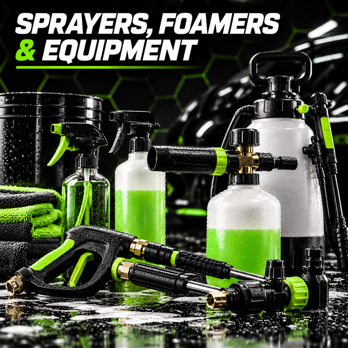 Sprayers, Foamers & Equipment
